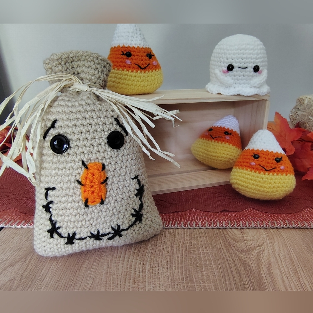 Handmade Candy Corn Plush - Picture 2 of 3